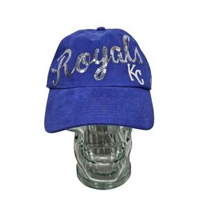 MLB‎ Kansas City Royals '47 Womens Hat Embroidered KC Shiny Adjustable Cap MLB